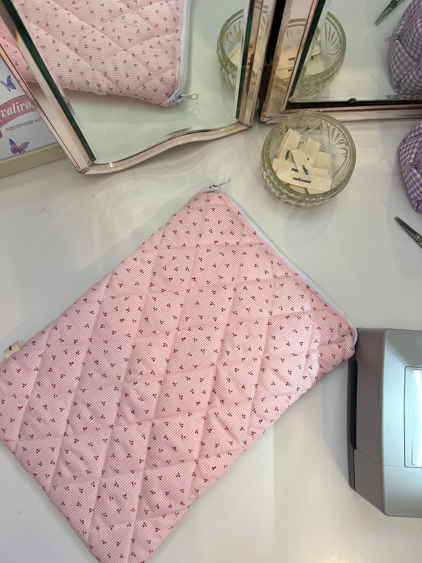 Cherry Pink - Laptop + iPad Sleeve