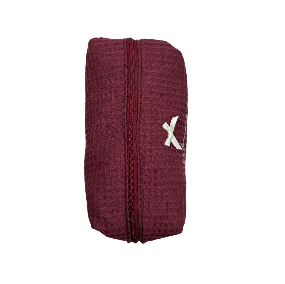 Dark Cherry – Personalised Beauty Bag