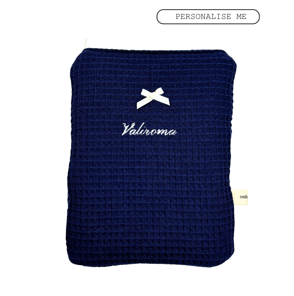 Navy – Personalised Book Sleeve