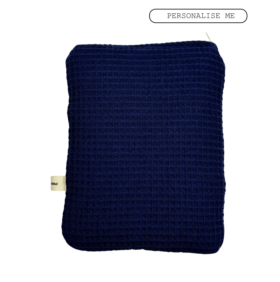 Navy – Personalised Book Sleeve