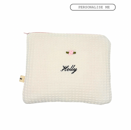 Ivory – Personalised Beauty Pouch