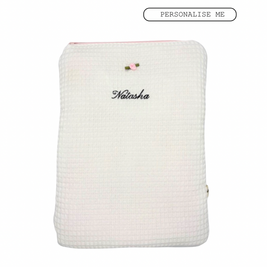 Ivory Personalised  - Laptop + iPad Sleeve