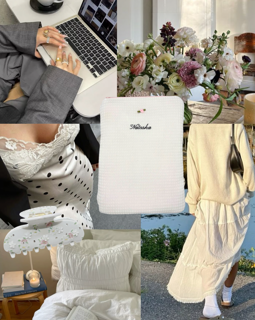 Ivory Personalised  - Laptop + iPad Sleeve