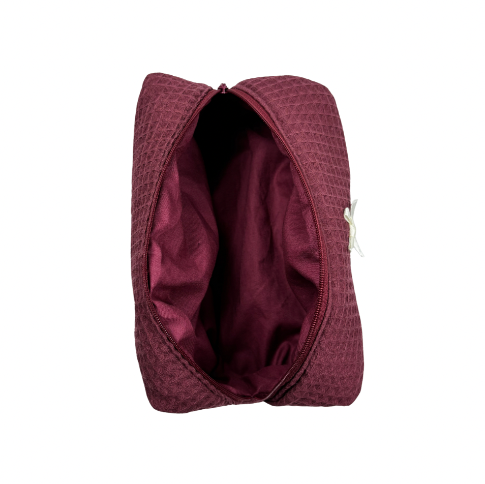 Dark Cherry – Personalised Beauty Bag