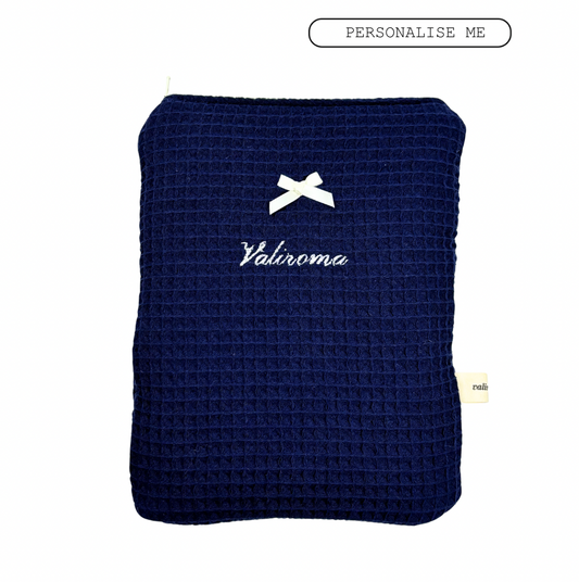 Navy  – Personalised Book Sleeve