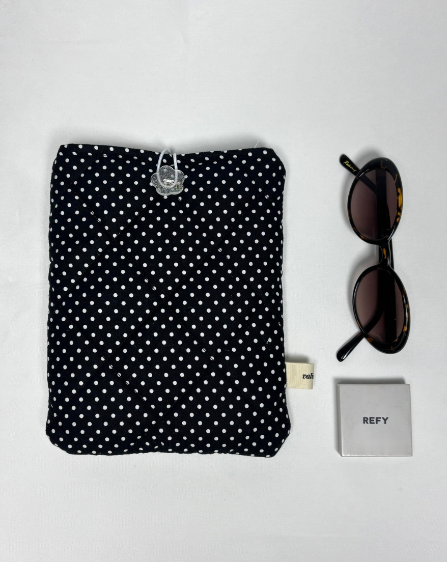 Polka Dot Book Sleeve