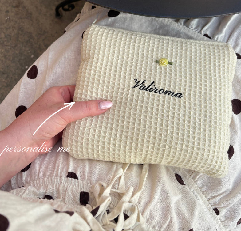 Butter Yellow Beauty Pouch ☁️
